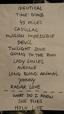 Golden Earring show setlist May 08, 2013 Vlierden - Kermis